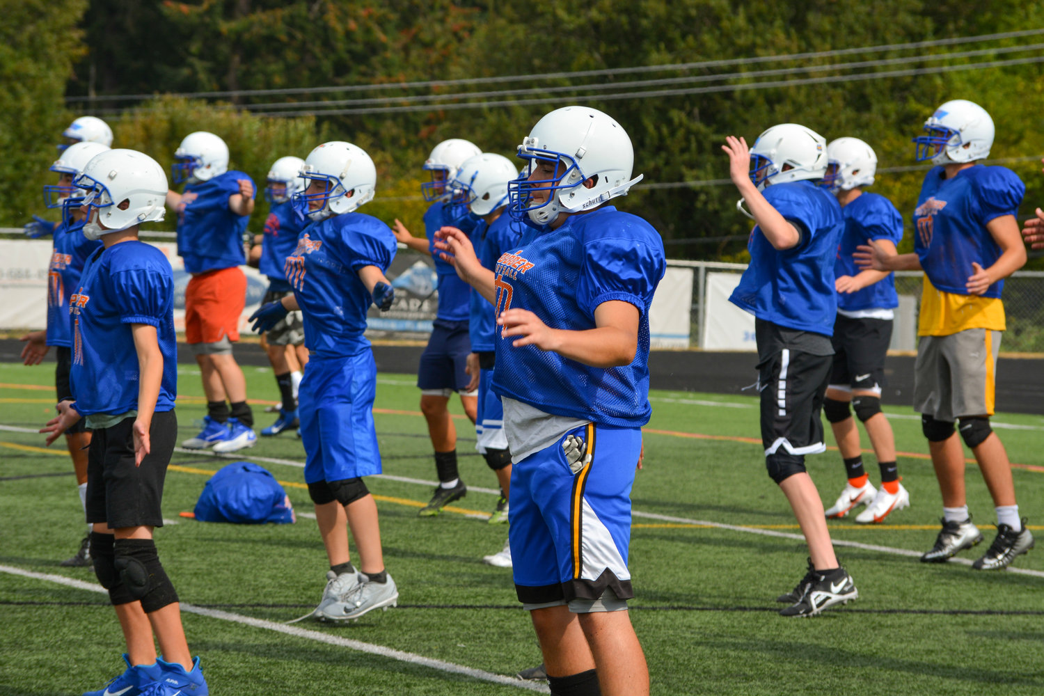 Ridgefield head coach Scott Rice said 79 athletes joined the Spudders this season, compared to the 45 players from two years ago.